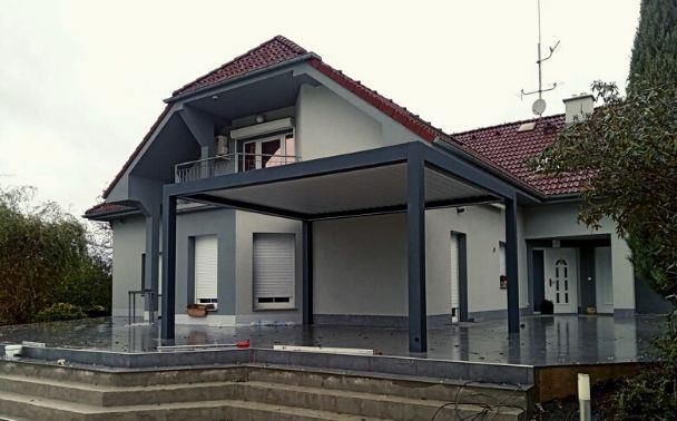 Bioklimatická pergola Roudnice nad Labem