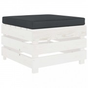 vidaXL 5dílná sedací souprava z palet + antracitové podušky dřevo