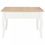 vidaXL Konferenční stolek bílý 80 x 80 x 50 cm dřevo