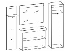 Předsíňová sestava P-010