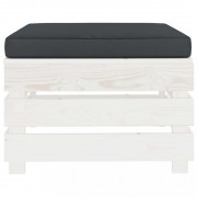 vidaXL 5dílná sedací souprava z palet + antracitové podušky dřevo