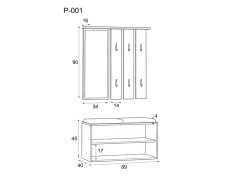 Předsíňová sestava P-001