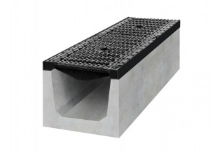 betonový žlab D400 s litinovou mříží H200 1000 x 250 x 200 mm